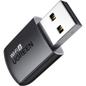 UGREEN Adaptador WiFi 6 AX900Mbps Stick USB 3.0 Antena de Doble Banda 5GHz 2.4GHz Dongle Inalámbrico Pincho para PC WPA2 Soft Ap