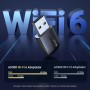 UGREEN Adaptador WiFi 6 AX900Mbps Stick USB 3.0 Antena de Doble Banda 5GHz 2.4GHz Dongle Inalámbrico Pincho para PC WPA2 Soft Ap
