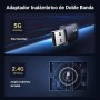 UGREEN Adaptador WiFi 6 AX900Mbps Stick USB 3.0 Antena de Doble Banda 5GHz 2.4GHz Dongle Inalámbrico Pincho para PC WPA2 Soft Ap