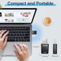 Adaptador WiFi USB para PC, AX900 Receptor WiFi 6 USB Doble Banda 5GHz 2.4GHz Dongle Antena Compatible con Windows 11/10/7