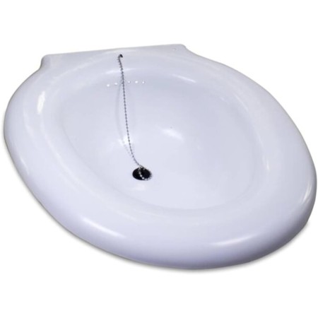 Bidet Portatil. Bidet Portatil para WC con Tapón Incorporado. Baño de Asiento Adaptable a WC. Bidet Sanitario Capacidad 3,5L.
