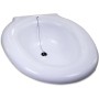 Bidet Portatil. Bidet Portatil para WC con Tapón Incorporado. Baño de Asiento Adaptable a WC. Bidet Sanitario Capacidad 3,5L.