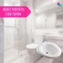 Bidet Portatil. Bidet Portatil para WC con Tapón Incorporado. Baño de Asiento Adaptable a WC. Bidet Sanitario Capacidad 3,5L.