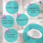 Bidet Portatil. Bidet Portatil para WC con Tapón Incorporado. Baño de Asiento Adaptable a WC. Bidet Sanitario Capacidad 3,5L.