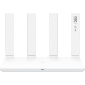HUAWEI WiFi AX3, Router inalámbrico Dual Band Gigabit Wi-Fi 6 AX3000, 4 Puertos GE Auto adaptativos WAN/LAN, Seguridad HomeSec™,