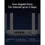 Cudy Router Wi-Fi 6 de Doble Banda AX3000, 802.11ax, 160 MHz, MU-MIMO, OFDMA, WireGuard, OpenVPN, WPA3, WR3000