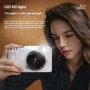 CREATE / WIND CLEAR/Ceiling fan with white light and oval wicker with control/40W, Ø108 cm, timer, 6 speeds, retractable blades,
