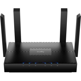 Cudy Router Wi-Fi 6 de Doble Banda AX3000, 802.11ax, 160 MHz, MU-MIMO, OFDMA, WireGuard, OpenVPN, WPA3, WR3000