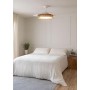 CREATE / WIND CLEAR/Ceiling fan with white light and wicker knot with control and Wi-Fi/40W, Ø108 cm, timer, 6 speeds,
