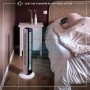 Woozoo, Quiet Tower Fan, Powerful and Portable, Range 10 m, Oscillation, Vertical Tilt, Remote Control, Timer, Living Room -