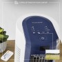 Woozoo, Quiet Tower Fan, Powerful and Portable, Range 10 m, Oscillation, Vertical Tilt, Remote Control, Timer, Living Room -
