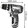 Bosch Professional 12V System GSR 12V-15 - Atornillador a batería (30 Nm, set 39 accesorios, 2 baterías x 2.0 Ah, en maletín de