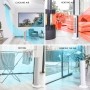 Woozoo, Quiet Tower Fan, Powerful and Portable, Range 10 m, Oscillation, Vertical Tilt, Remote Control, Timer, Living Room -