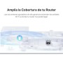 Mercusys ME60X Extensor de Rango Wi-Fi 6 AX1500, Doble Banda 2.4GHz 300Mbps y 5GHz 1201Mbps, Conexión Gigabit Ethernet, Fácil