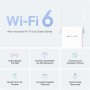 Mercusys ME60X Extensor de Rango Wi-Fi 6 AX1500, Doble Banda 2.4GHz 300Mbps y 5GHz 1201Mbps, Conexión Gigabit Ethernet, Fácil