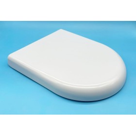 Tapa de Inodoro Compatible con Modelos de Roca: Access, Atis y Atlanta | Bisagras de Acero Inoxidable | Caida Amortiguada |