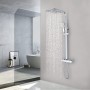 Columna de ducha termostática STANEW, conjunto de ducha, cuarto de baño, columna de ducha, termostato con mezclador ajustable en
