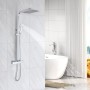 Columna de ducha termostática STANEW, conjunto de ducha, cuarto de baño, columna de ducha, termostato con mezclador ajustable en