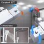 Columna de ducha termostática STANEW, conjunto de ducha, cuarto de baño, columna de ducha, termostato con mezclador ajustable en