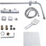 Columna de ducha termostática STANEW, conjunto de ducha, cuarto de baño, columna de ducha, termostato con mezclador ajustable en