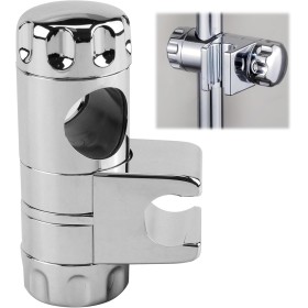 Soporte Ajustable para Alcachofa de Ducha, Compatible con Barras de 19-25 mm, Soporte de Ducha Giratorio, Fabricado en ABS