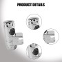 Soporte Ajustable para Alcachofa de Ducha, Compatible con Barras de 19-25 mm, Soporte de Ducha Giratorio, Fabricado en ABS