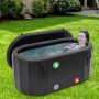 Bañera de hielo Bañera móvil hinchable Bañera independiente para atletas Terapia de Frío Regeneración 275 litros Gran Capacidad