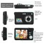 Cámara Digital HD recargable LCD de 18 megapíxeles, cámara de vídeo CC