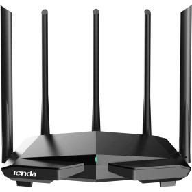 Tenda Router WiFi 6 AX1500 - Doble Banda 5GHz/2.4GHz, Puertos 3*LAN/WAN 10/100 Mbps, 5 Antenas 6dBi, OFDMA+MU-MIMO WPA3 IPv6,