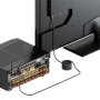 deleyCON 5m Óptico Toslink Cable de Audio Digital Enchufe de Metal Recubrimiento de Nylon SPDIF Cable de Fibra Óptica Dolby DTS
