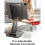 LISEN Soporte Tablet de iPad Mesa Ajustable, 4,7-12,9" Atril Tablet Stand para Ebook Kindle, iPad 11th 10th Air Mini Pro 2024