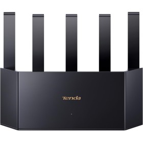 Tenda RX2L Pro - AX1500 Router WiFi 6, Doble Banda 2.4GHz/5GHz, 4 Puertos Gigabit, 5 Antenas de 6dBi, Refrigeración Vertical,