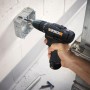 WORX Taladro percutor a batería | WX121 | Motor sin escobillas | 12V Máx. | 40Nm | Incluye 2 baterías 2Ah, cargador y maletín |