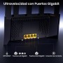 Tenda RX2L Pro - AX1500 Router WiFi 6, Doble Banda 2.4GHz/5GHz, 4 Puertos Gigabit, 5 Antenas de 6dBi, Refrigeración Vertical,