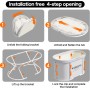 Bañera plegable para ducha, bañera independiente para baño caliente y baño de hielo, bañera de hielo portátil para adultos (gris