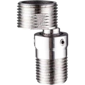 MUMQAQ Adaptador de ángulo de grifo de ducha ajustable, acero inoxidable 304, conector de ducha de pie curvado, adaptador de