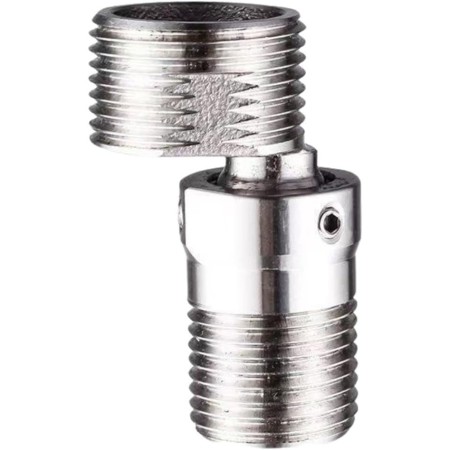 MUMQAQ Adaptador de ángulo de grifo de ducha ajustable, acero inoxidable 304, conector de ducha de pie curvado, adaptador de