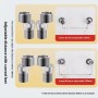 MUMQAQ Adaptador de ángulo de grifo de ducha ajustable, acero inoxidable 304, conector de ducha de pie curvado, adaptador de