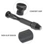CESFONJER Mini Taladro de Mano Micro Taladro Manual Precisión Herramientas Giratorias con 25 pcs Micro Brocas Torcedura Bits