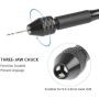 CESFONJER Mini Taladro de Mano Micro Taladro Manual Precisión Herramientas Giratorias con 25 pcs Micro Brocas Torcedura Bits