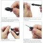 CESFONJER Mini Taladro de Mano Micro Taladro Manual Precisión Herramientas Giratorias con 25 pcs Micro Brocas Torcedura Bits