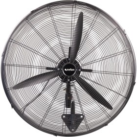 Cofan Industrial Wall Fan | 3 Speeds | Power: 200 W | Oscillation 80° | Colour: Black | Air Flow 221 m³/min | Dimensions: 81 x