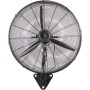 Cofan Industrial Wall Fan | 3 Speeds | Power: 200 W | Oscillation 80° | Colour: Black | Air Flow 221 m³/min | Dimensions: 81 x