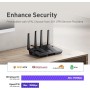 Enrutador WiFi 6 GL.iNet GL-MT6000(Flint 2) |Enrutador WiFi para juegos | 2 puertos multigigabit de 2,5 G + 4 puertos Ethernet