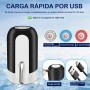 Dispensador de Agua Eléctrico, Bomba Automático para Garrafas, Dispensador de Agua Recargable por USB con Batería 1200 mAh,
