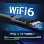 UGREEN Antena WiFi 6 USB Stick AX900 Adaptador 5GHz 2.4GHz Pincho de Doble Banda 6dBi Inalámbrico Dongle Modo Station y Soft Ap