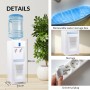 Dispensador Eléctrico de Agua Fría y Caliente. Máquina de Agua, Dispensador de Pie Silencioso para Hogar, Cocina, Oficina,