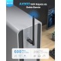 BrosTrend USB WiFi 6 AX900, Largo Alcance 6dBi Antena WiFi PC, Adaptador Wi-Fi para PC Doble Banda 5GHz 600Mbps + 2.4GHz