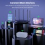 Tenda RX12 Pro - Router WiFi 6 AX3000, Doble Banda 2.4/5Ghz, WAN/LAN Puertos Gigabit, 5 Antenas de 6dBi, WiFi+ Cobertura,