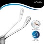 HOMSSY Grifo Gerontológico para Cocina, Mezclador Monomando de Fregadero, Grifo Medical con Maneta Higiénica de Codo, Diseño